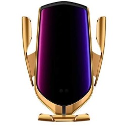 R1 SMART QI WIRELESS AUTO GRIP 5V SUPORTE PARA TELEFONE DE CARREGAMENTO R1 SMART QI WIRELESS AUTO GRIP 5V SUPORTE PARA TELEFONE DE CARREGAMENTO